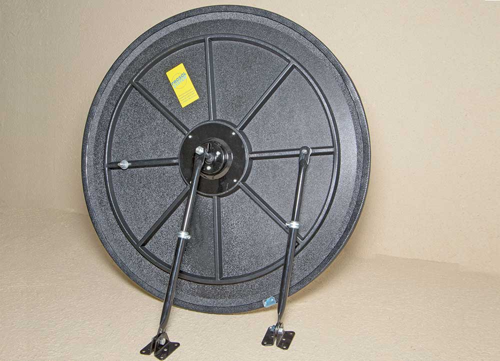 Respaldo negro Espejo convexo circular prosol system